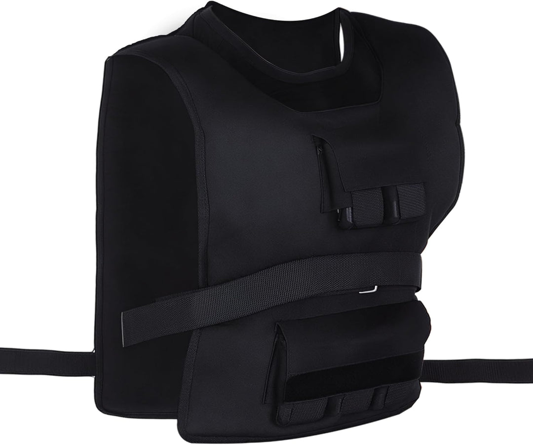 HOMCOM 30 kg/ 20 kg/ 15 kg Trainingsweste, Gewichtsweste, Verstellbar, Krafttraining, Fitness, Oxfor