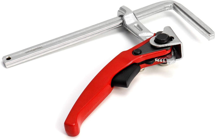 QWORK® Zwinge, Tischzwinge, Hebelzwinge, Schnellspanner mit 160mm Kapazität und 60mm Kehlentiefe zum