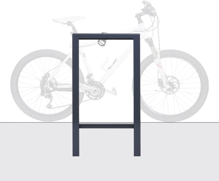 Mendler Fahrradbügel HWC-J74 Fahrradständer Anlehnbügel, verzinkter Karbonstahl Outdoor-pulverbeschi