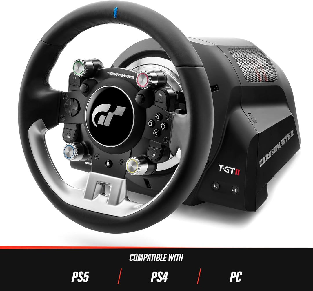 Thrustmaster T-GT II Racing Wheel - Offiziell PlayStation 5 und Gran Turismo lizenziert - PS5 / PS4