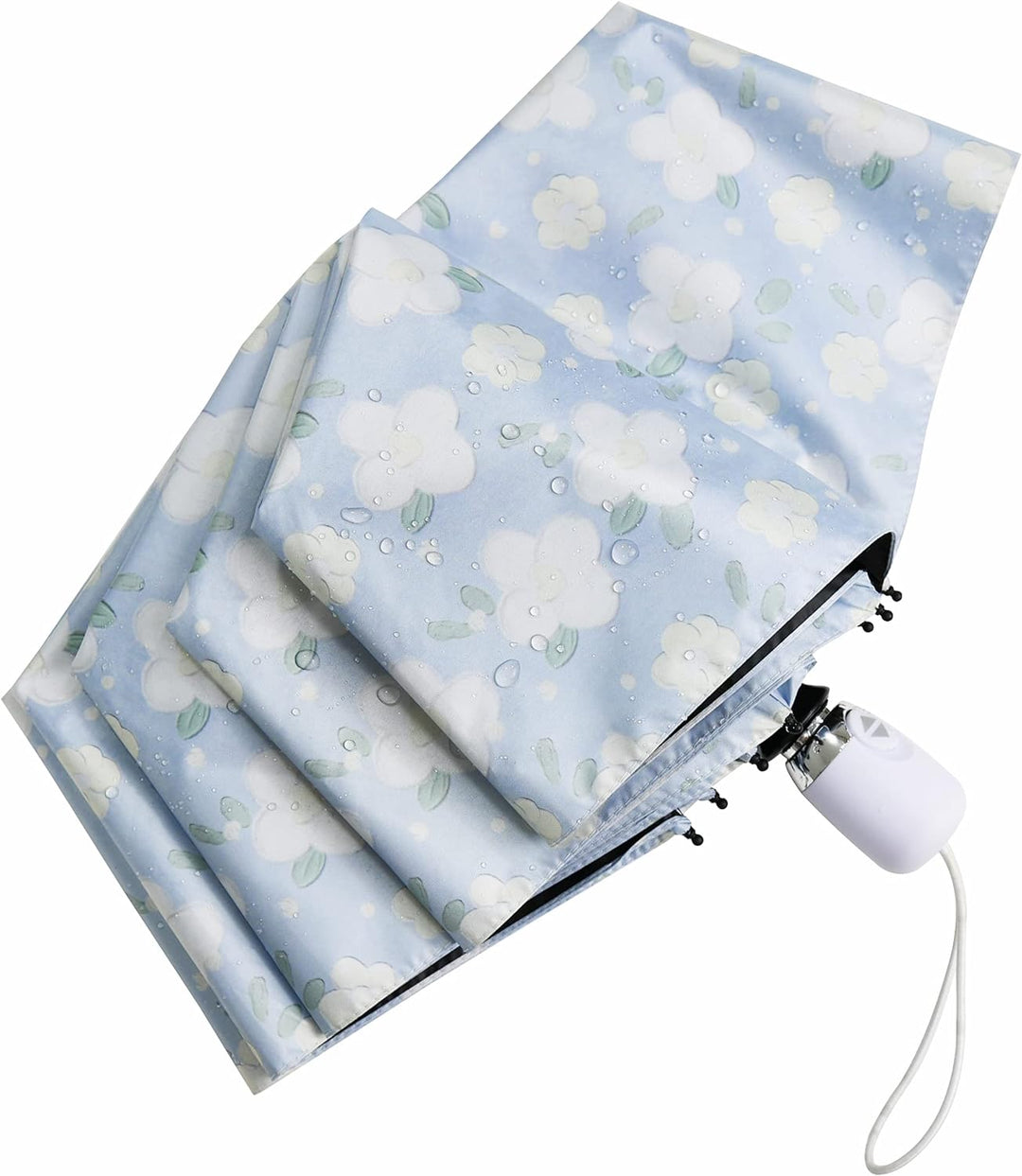 CUBY Regenschirm, Sonnenschirm Regenschirm, Freien Uv-Schutz Damen Automatik Faltschirm Winddicht Re