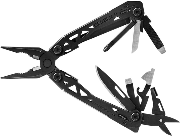 Gerber Multi-Tool mit Gürtel-Clip und 15 Funktionen, Suspension NXT, Gewicht: 190 g, Länge geschloss