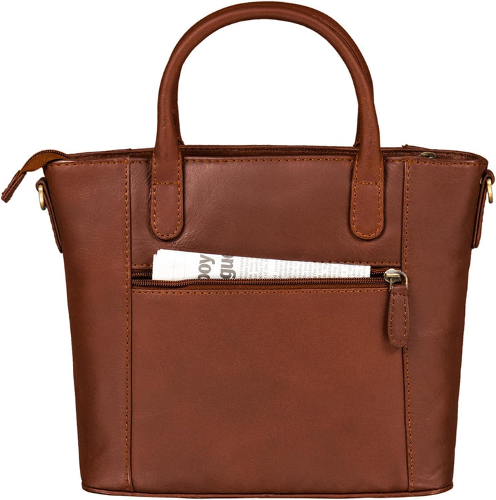 STILORD 'Meghan' Leder Handtasche Damen Umhängetasche Klein Ledertasche für Frauen zum Umhängen und