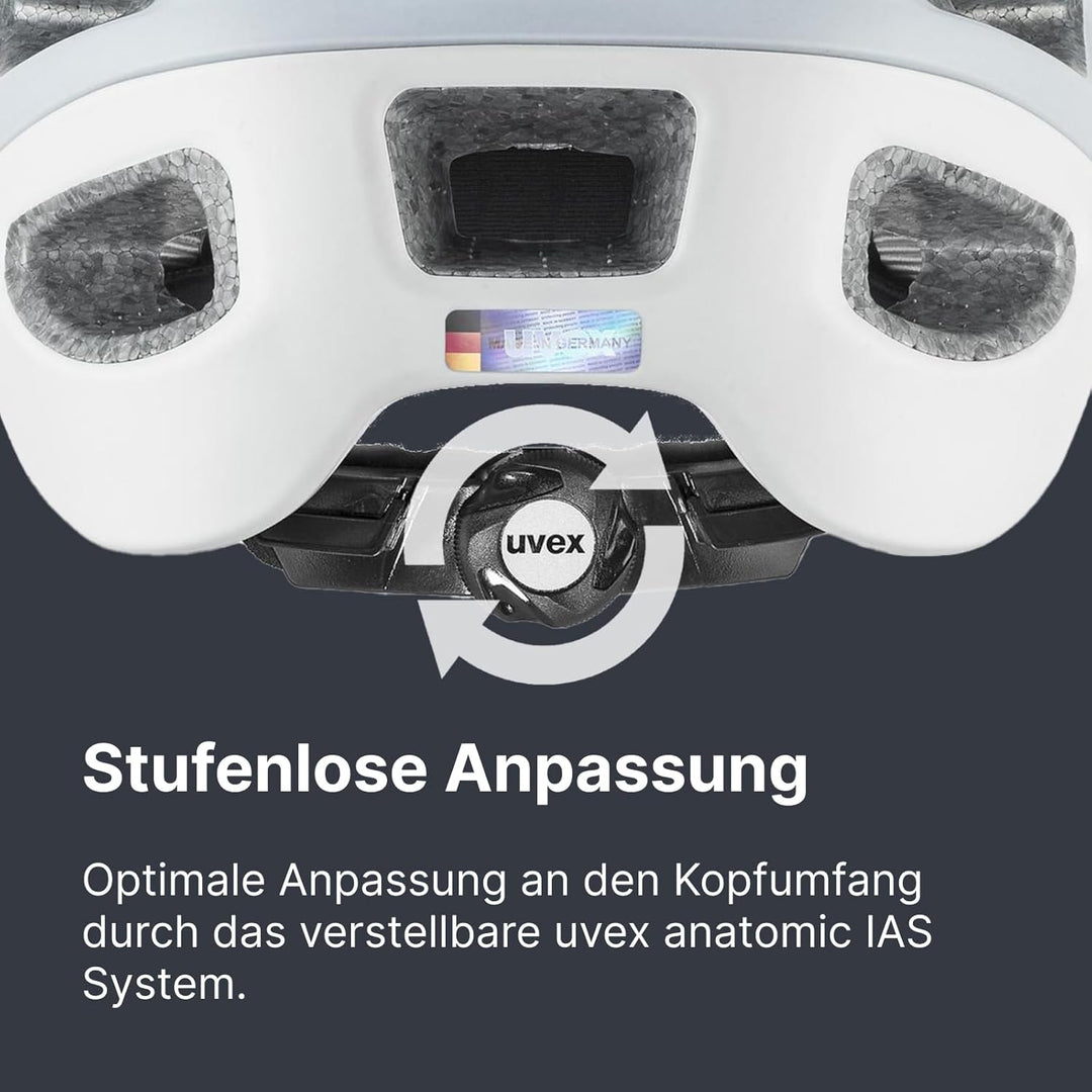 uvex True cc - Leichter Allround-Helm für Damen - individuelle Grössenanpassung - erweiterbar mit LE