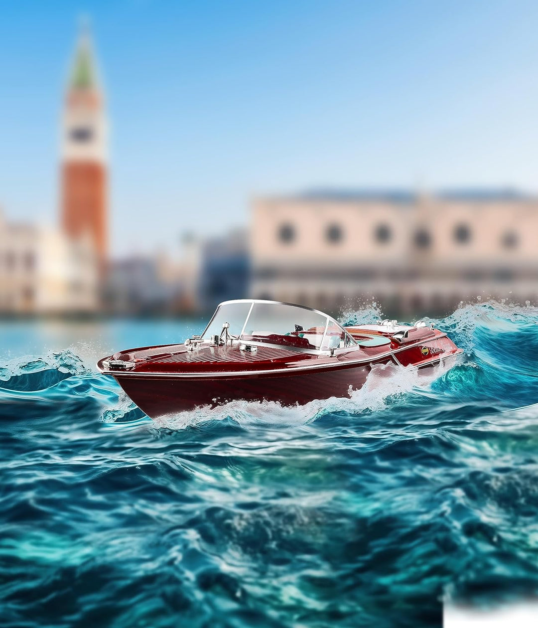 Carson 500108055 Bella Luisa 2.4GHz 100% RTR - RC, Ferngesteuertes Boot für Kinder, Sicherheitsschal