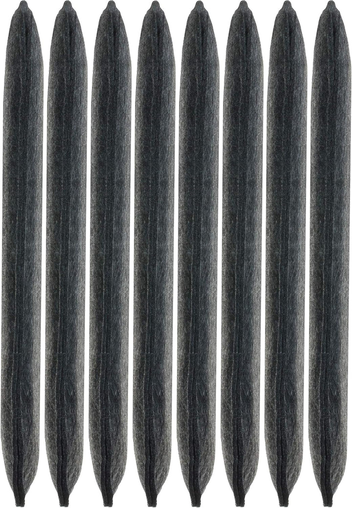 Brandsseller Sitzkissen Filz Eckig 8er Set 35x35x2 cm Stuhlkissen Sitzpolster Auflagen Anthrazit, An