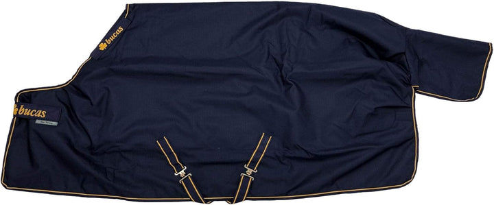 Bucas Irish Turnout 150 g Navy Gold Winterdecke, Regendecke 130cm, 130cm