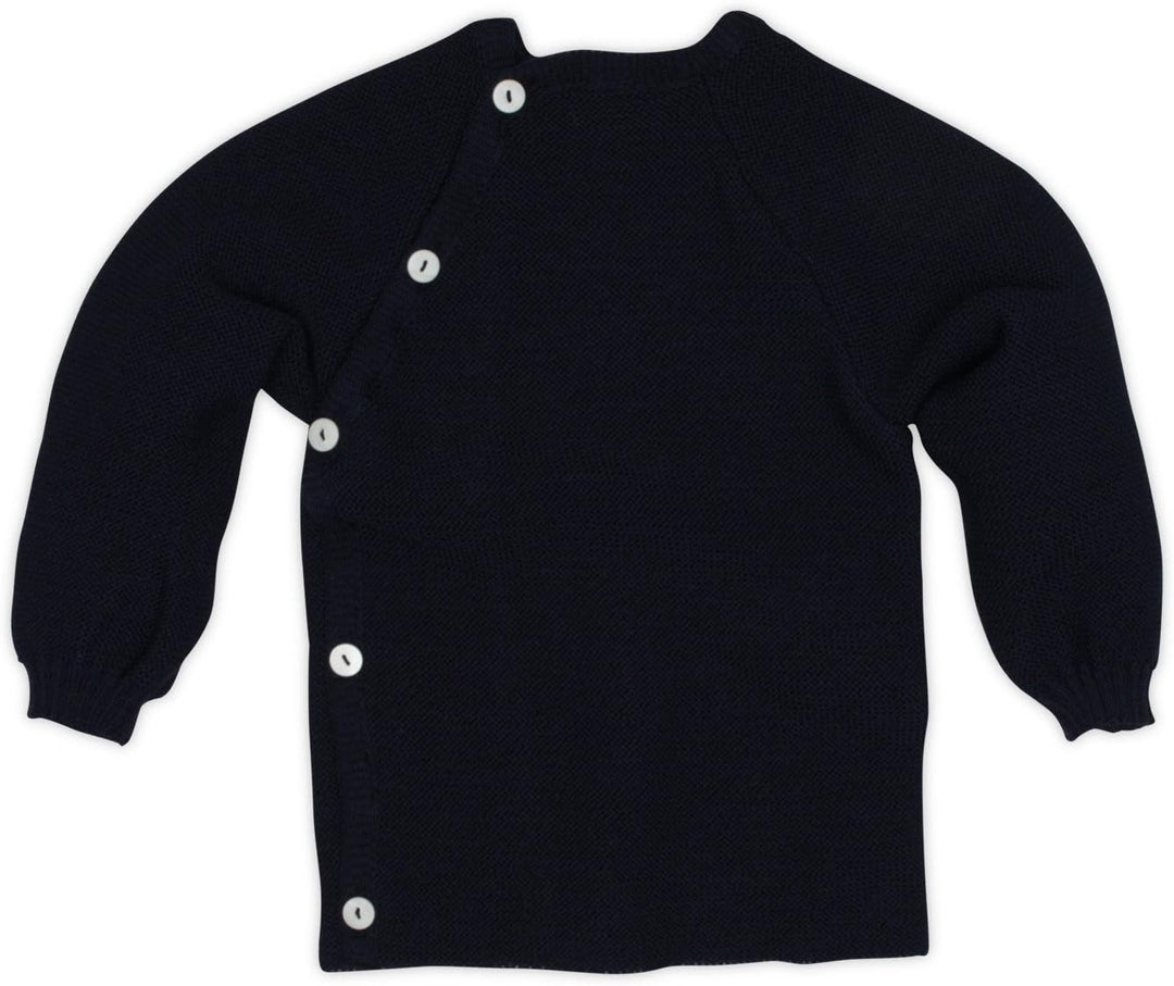 Reiff Reläx 20170 - Schlüttli Uni Bio-Merino-Schurwolle (kbT) marine, Size / Grösse:74/80 74-80 Mari