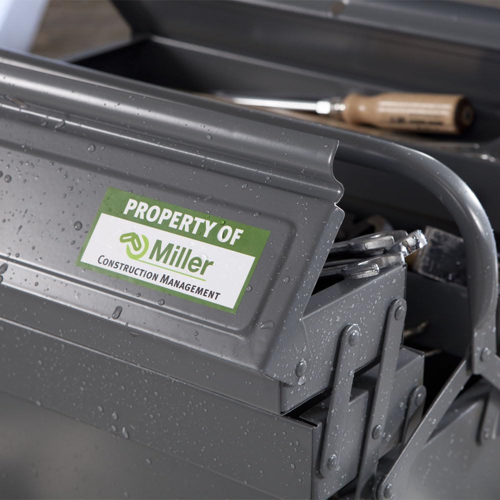 Avery L7992-25 Wetterfeste Versandetiketten (10 Stück pro Blatt, 99,1 x 57 mm) 250 Etiketten weiss