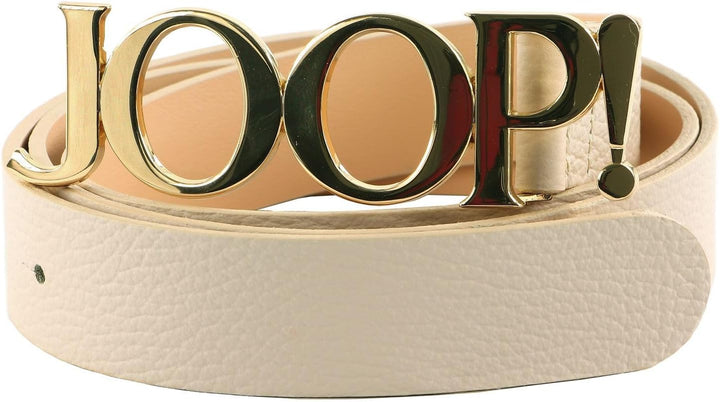 Joop! 3,0 CM Women's Cow Leather Belt W80 Cream