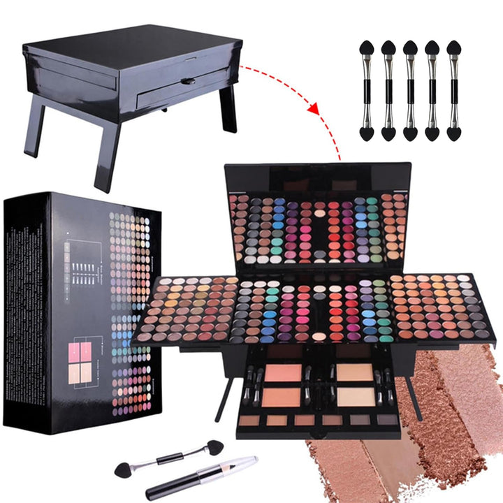 CHSEEO Schmink Geschenkset Make-Up Set Kosmetik Makeup Paletten Schminkkoffer Schminke für Gesicht,