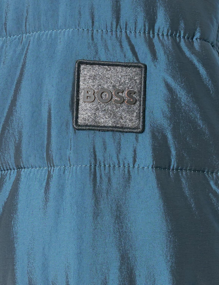 BOSS Herren Omir1 Wasserabweisende Regular-Fit Jacke aus verschiedenen Materialien 44 Open Green388,