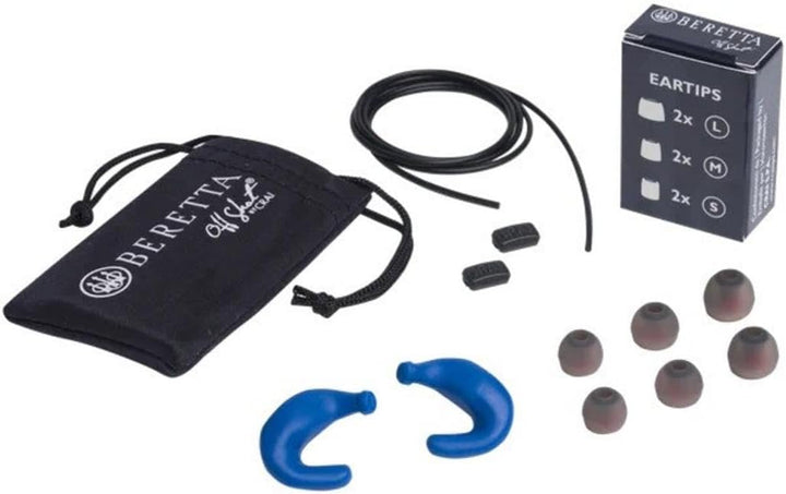 Beretta Silikon Ohrstöpsel Mini Headset E2 passiver Gehörschutz Jagd, Forst, Schiessen Blau Beretta,
