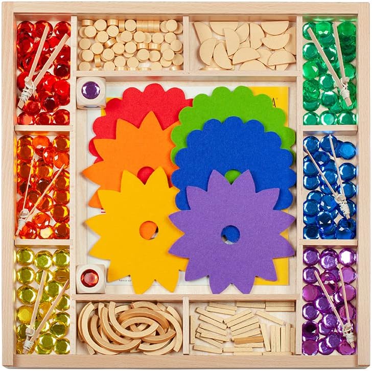 SINA 35011 Kindergarten-Schmuckstein-Mandala