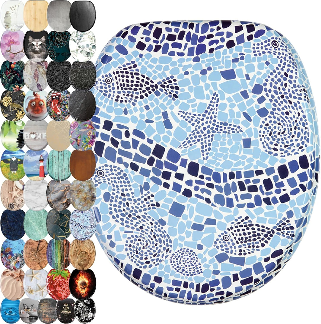 Sanilo WC Sitz, viele schöne Toilettendeckel zur Auswahl, hochwertige und stabile Qualität aus Holz