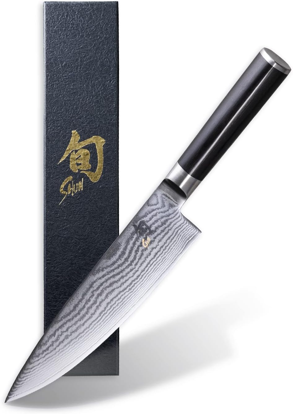KAI DM-0706L Shun Kochmesser 8 (20 cm) Linksh, Schwarz