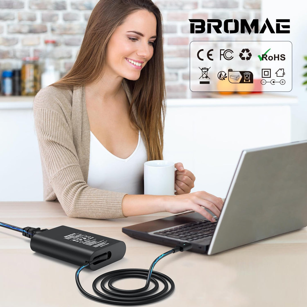 65W USB C Laptop Ladekabel für Dell Latitude 3340 3440 3540 5340 5420 5430 5440 5530 5540 7330 7340