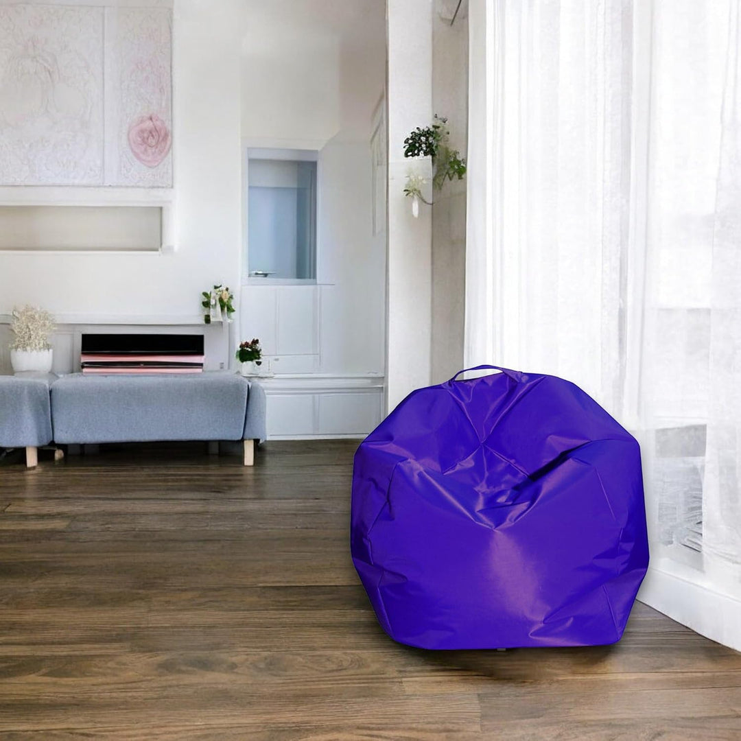 Dmora Eleganter Sitzsack, lila Farbe, Masse 65 x 50 x 65 cm Viola, Viola