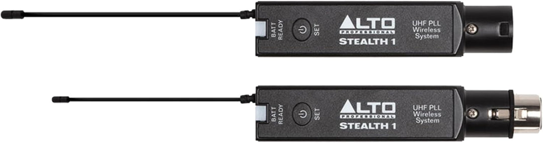 Alto Professional Stealth 1 - Mono UHF XLR drahtloses Audiosystem, Sender und Empfänger für aktive L
