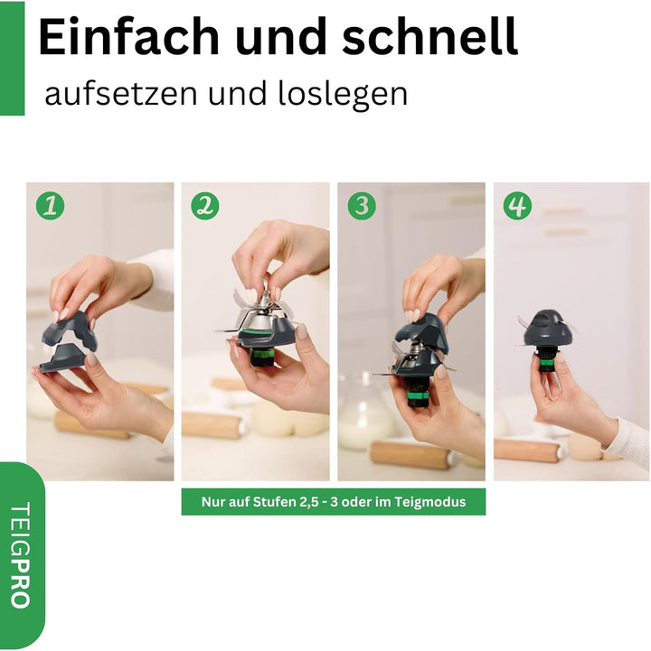 Leckerhelfer® TouchPRO + TeigPRO – passend für den Thermomix (TouchPRO + TeigPRO), Touchpro + Teigpr