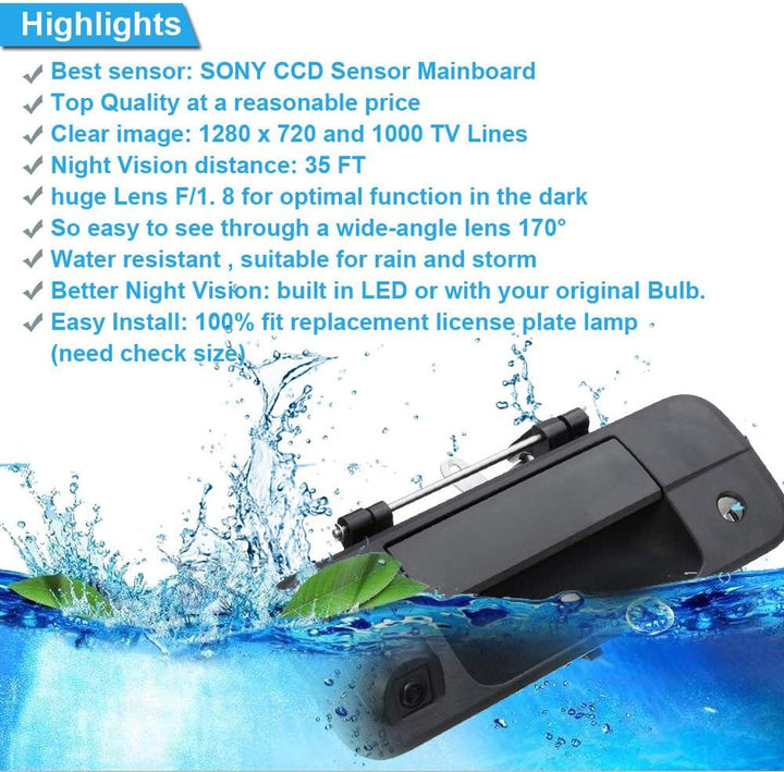 Navinio 1280 * 720 Pixels 1000TV Lines Auto Dritte Dach Top Mount Bremsleuchte Kamera Bremslicht Aut