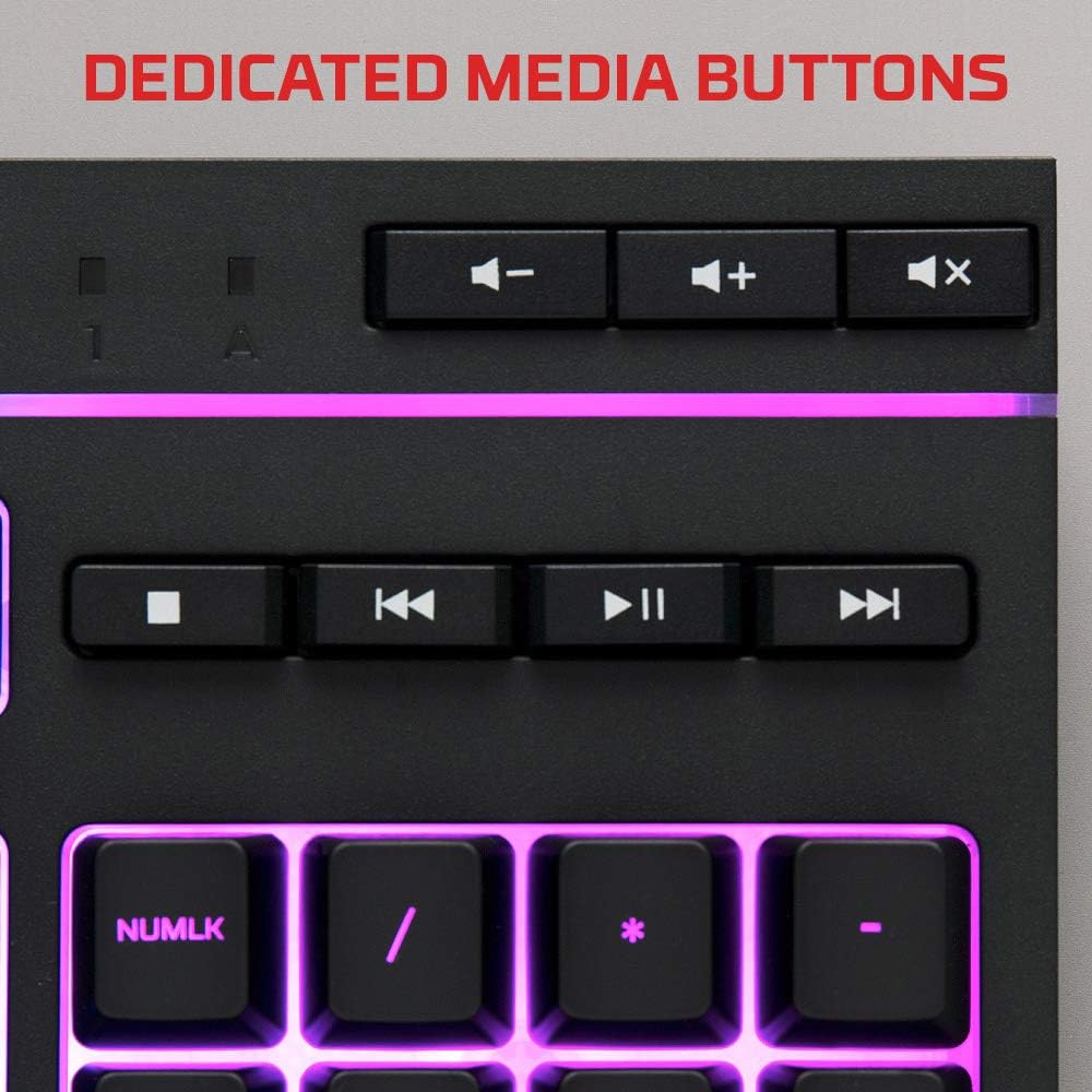 HyperX Alloy Core RGB – Membran Gaming-Tastatur (US Layout), Tastatur