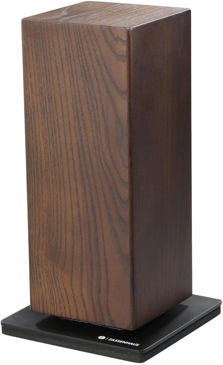 Zassenhaus Magnet-Messerblock SPIN | Für 8 Messer | Holz-Messerhalter magnetisch | Mehrseitig nutzba