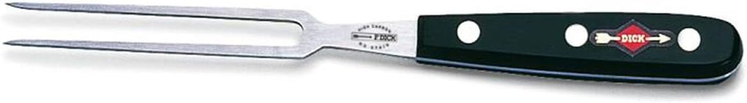 Dick Wurstgabel, geschmiedet in schwarz, 13 cm