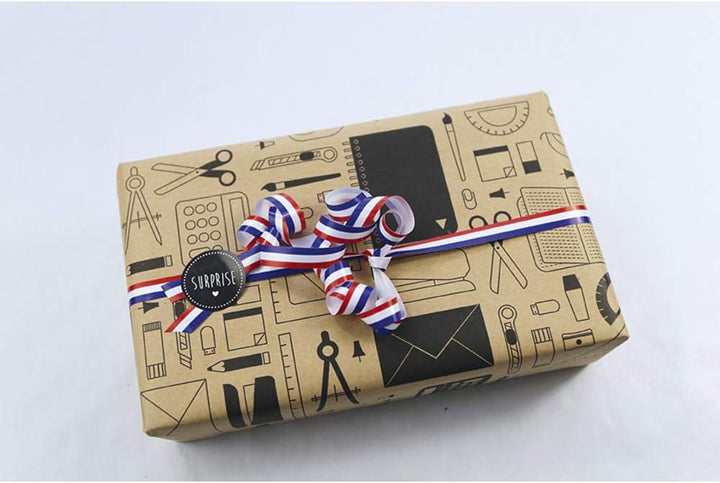 Clairefontaine 223809C - Rolle Geschenkpapier aus Kraftpapier 70g 50x0,70m, 100% recycelt, robust un