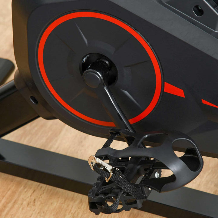 HOMCOM Indoor Cycling Bike Trainer Home Gym Fahrradtrainer Fitnessfahrrad 85 x 46 x 114