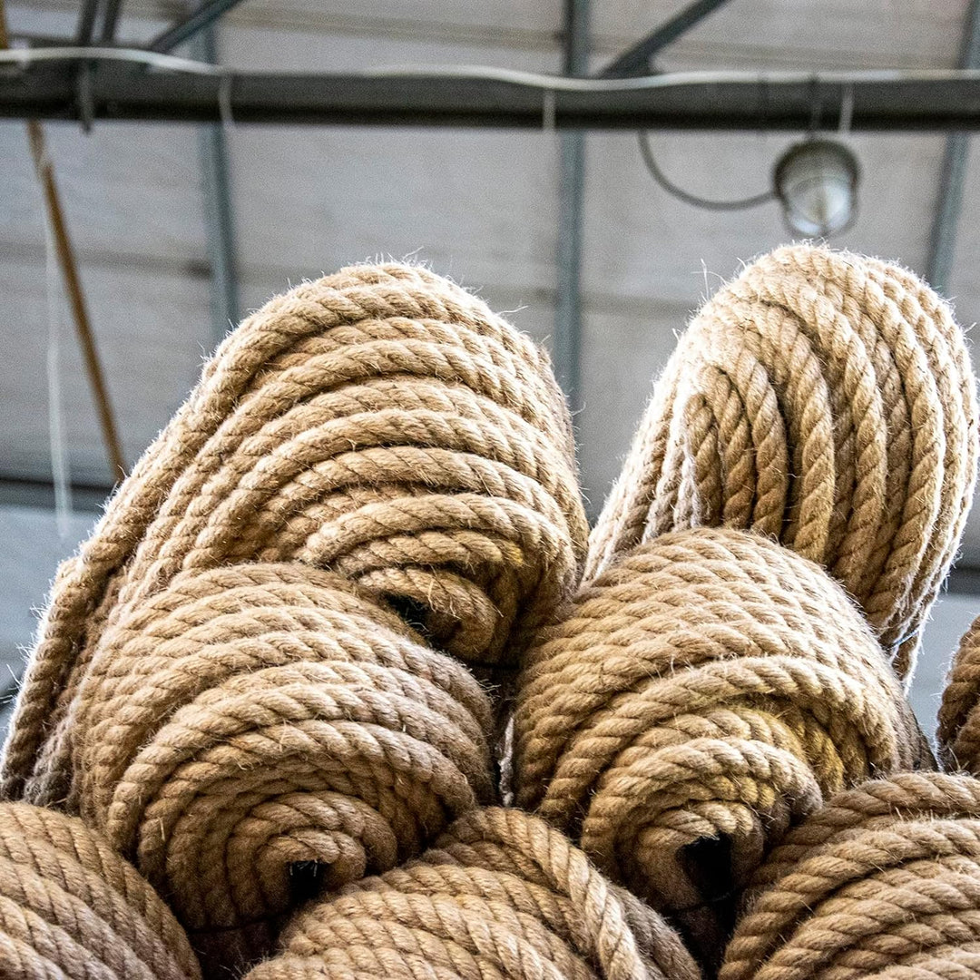 DQ-PP JUTESEIL | 10m | 30mm stark | Kordel Natur Braun Naturfasern | Jutekordel| Deko Seil | Dekokor