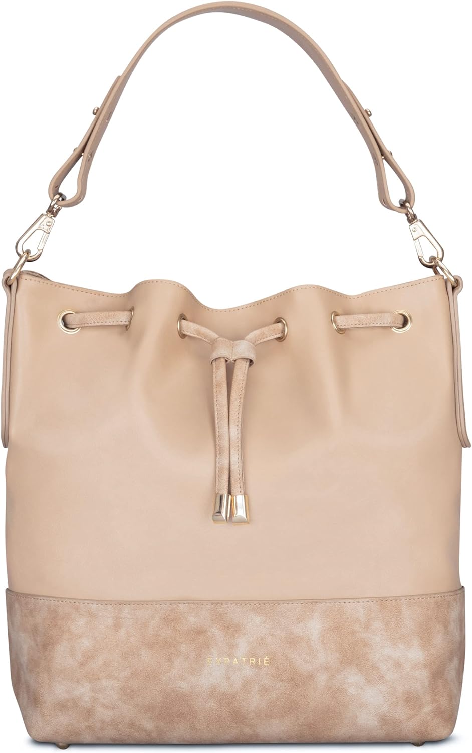 Expatrié Beuteltasche Damen - Sarah Medium - Handtasche aus Veganem PU Leder - Umhängetasche für Cit