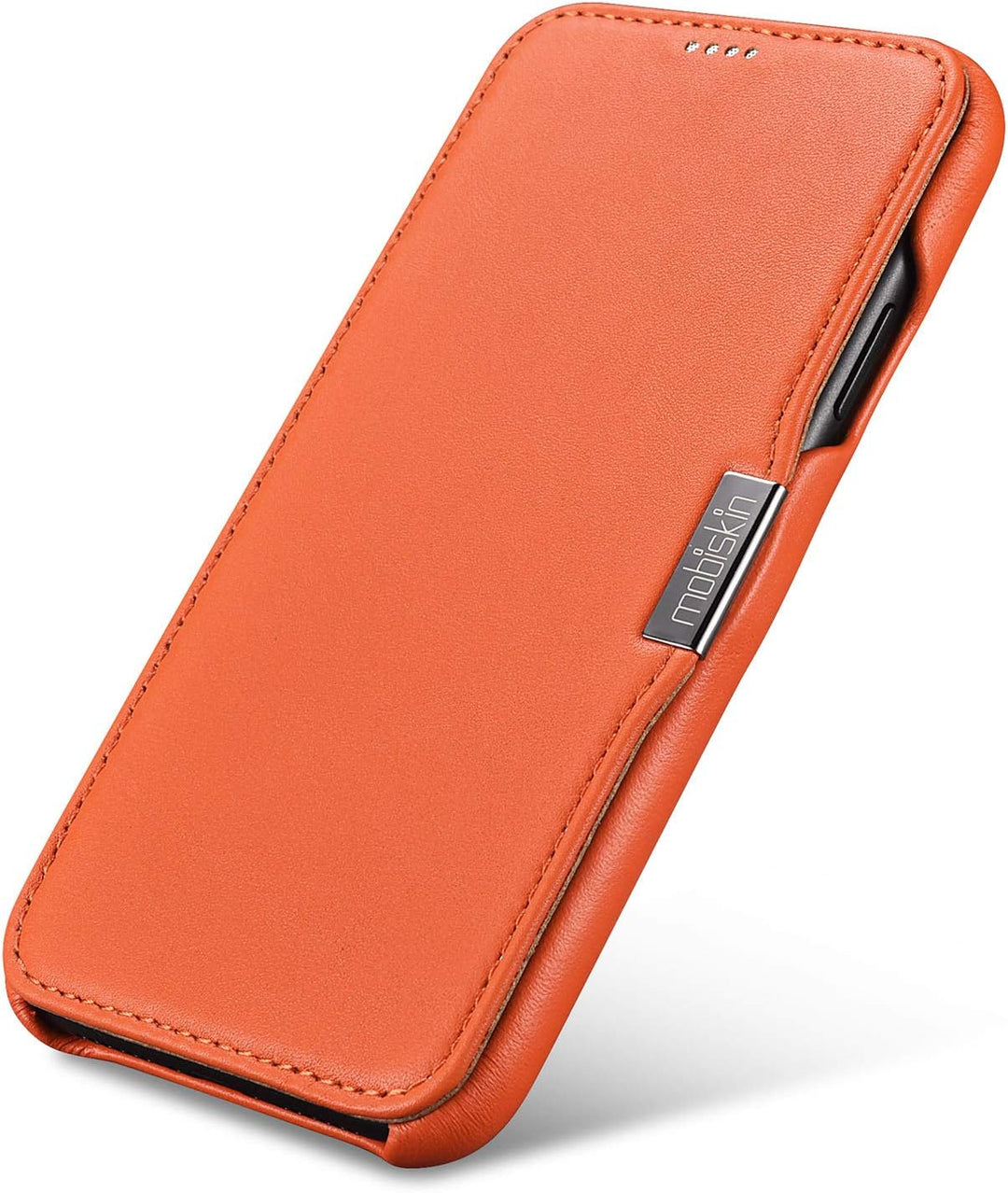 Mobiskin Hülle kompatibel mit Apple iPhone 11 (6,1 Zoll), Handyhülle mit echtem Leder, Case, Schutzh