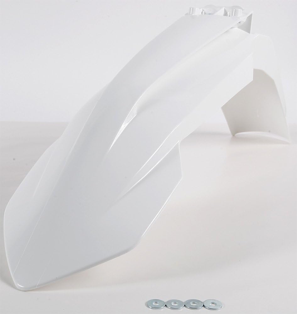 Acerbis 2421110002 Kotflügel, weiss One Size Schwarz, One Size Schwarz