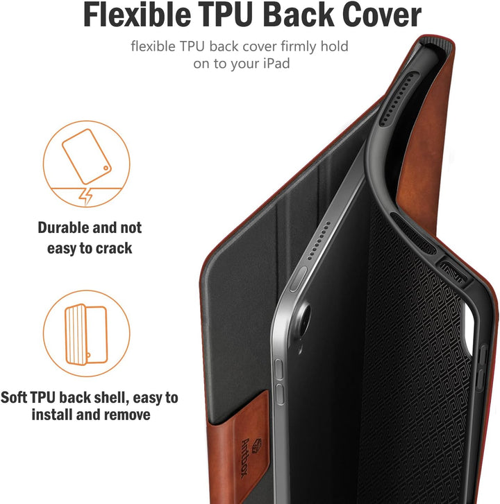 Antbox Hülle für iPad 10 Generation 2022 10,9 Zoll mit stifthalter Apple Pencil Halter Auto Schlaf/W