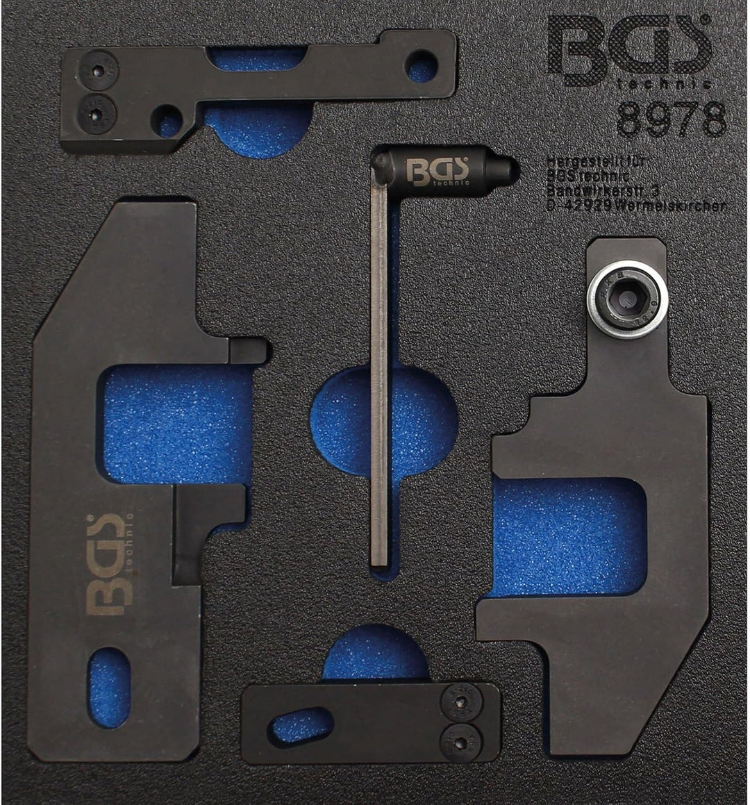 BGS 8978 | Werkstattwageneinlage 1/6: Motor-Einstellwerkzeug-Satz | für PSA, Toyota 1.0, 1.2 VTi