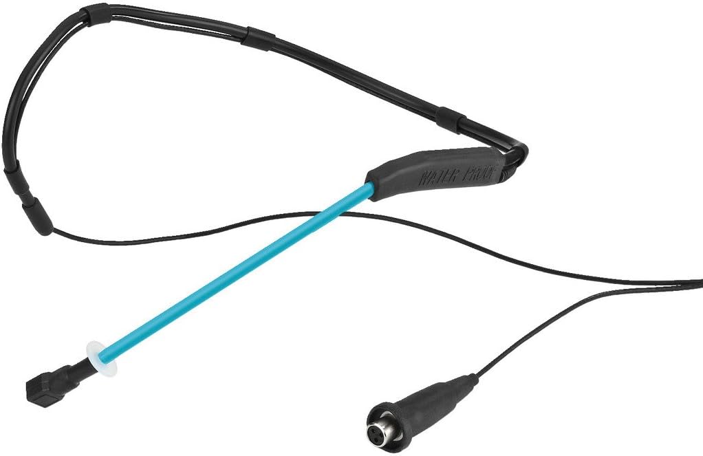 MONACOR HSE-200WP/BL Elektret-Kopfbügelmikrofon