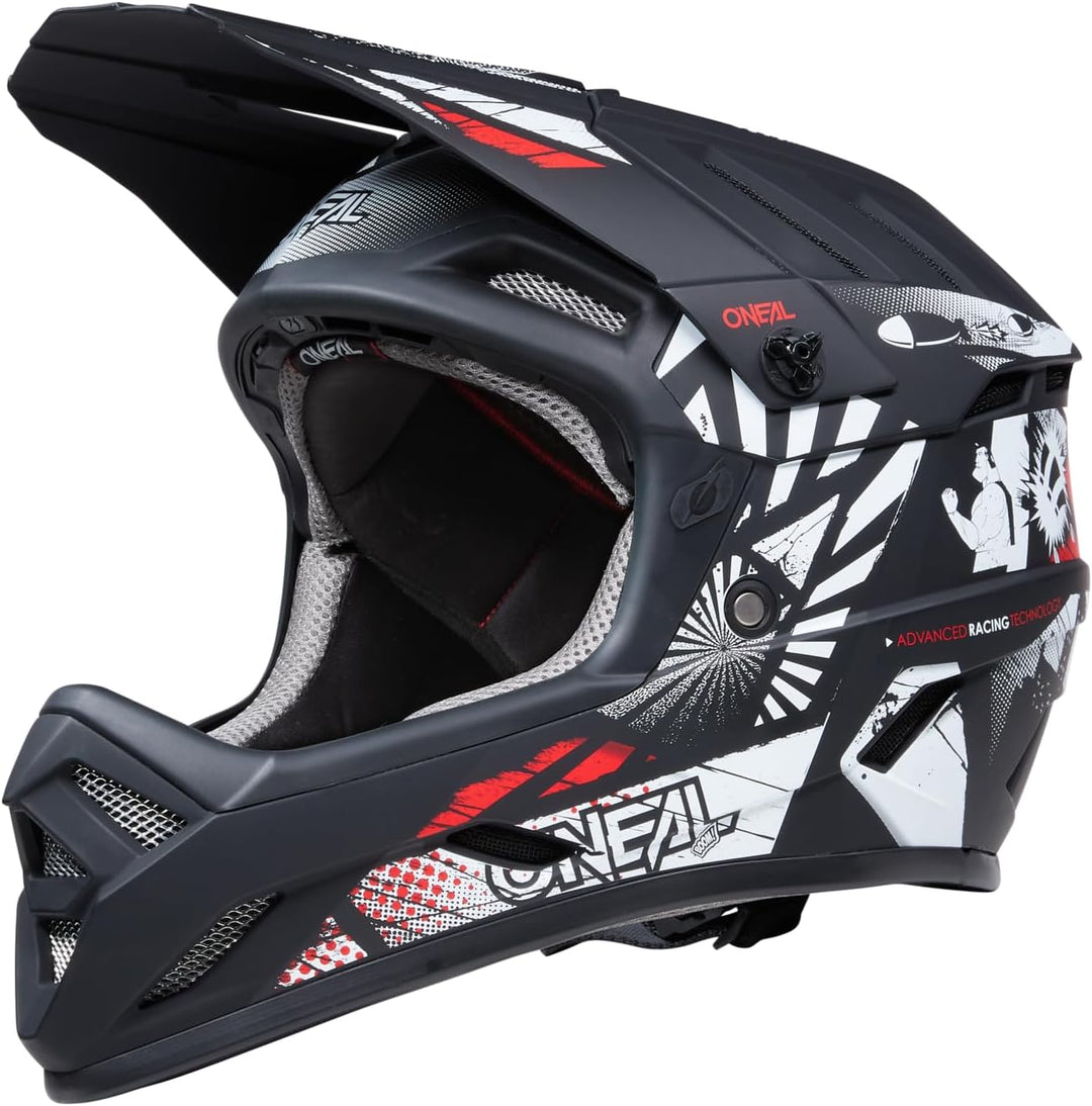 O'NEAL | Mountainbike-Helm | MTB Downhill | Nach Robustes ABS, Ventilationsöffnungen für Luftstrom &