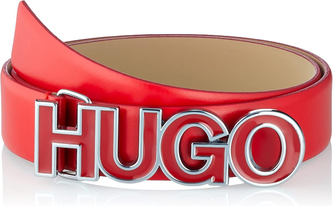 HUGO Damen Gürtel 70 Bright Red621, 70 Bright Red621