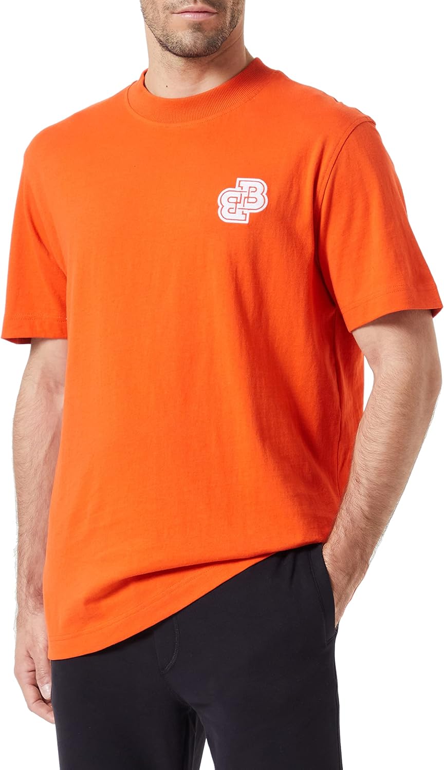 BOSS Herren Tevarsity Jersey L Bright Red626, L Bright Red626