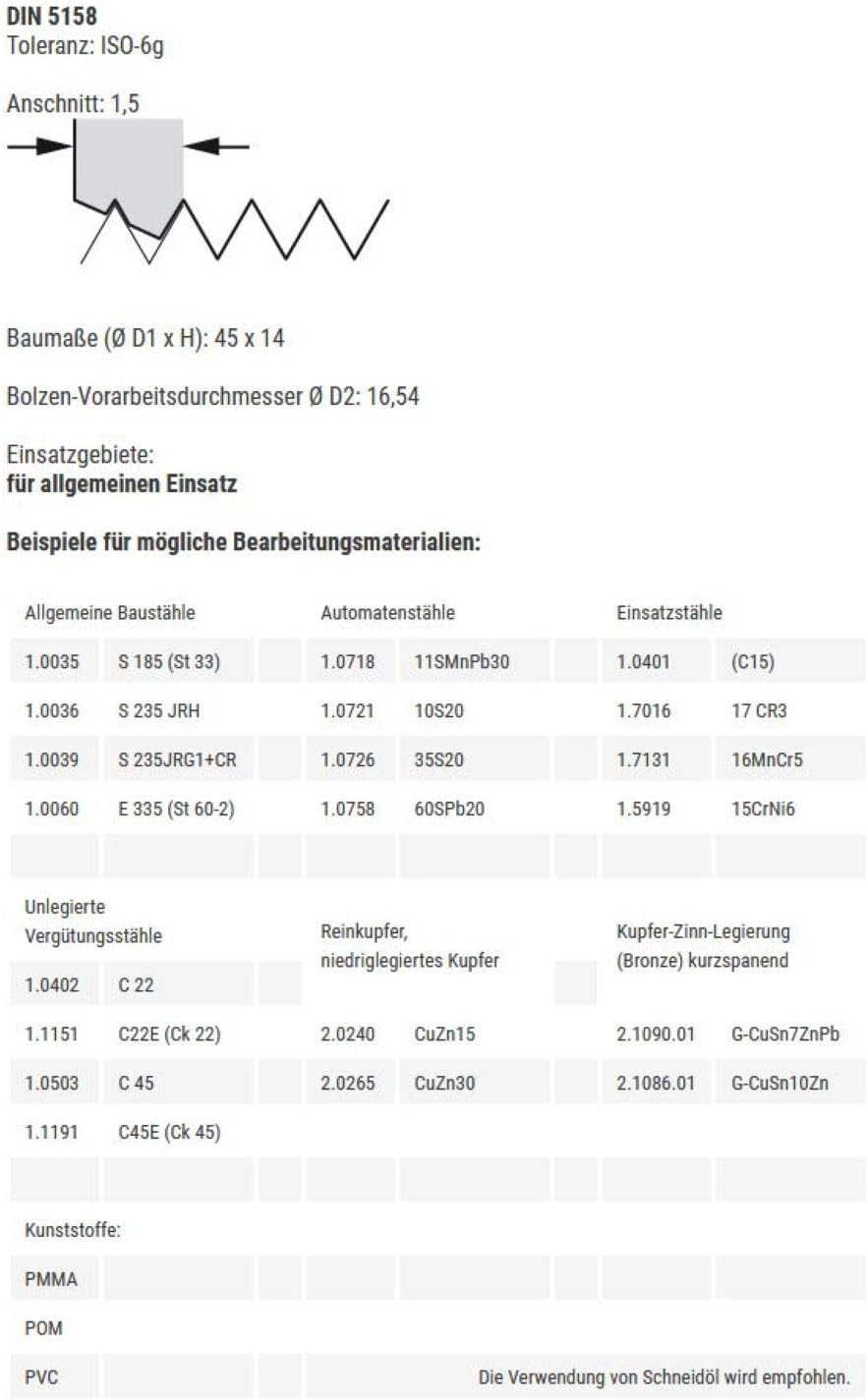 BAER Schneideisen G 3/8 x 19 - HSS Gewindeschneider - Rohrgewinde - Aussengewindeschneider - Gewinde