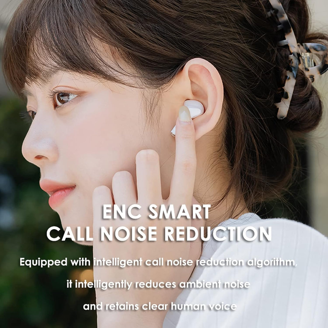 Bluetooth Kinder Kopfhörer Kabellos Rosa In-Ear Kleine Ohrhörer HiFi Stereo Klang mit Mic für Arbeit