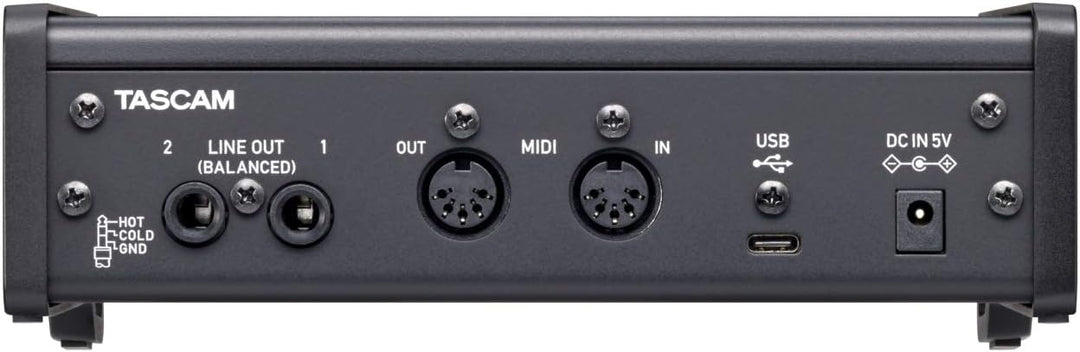 Tascam US-2X2HR USB-Audio-/MIDI-Interface (2 Eingänge, 2 Ausgänge) & PS-P520U Netzteil US-2x2HR Bund