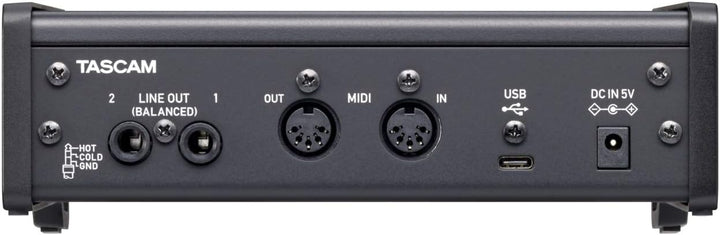 Tascam US-2X2HR USB-Audio-/MIDI-Interface (2 Eingänge, 2 Ausgänge) & PS-P520U Netzteil US-2x2HR Bund
