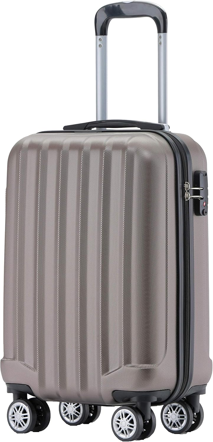 BEIBYE TSA-Schloss 2080 Hangepäck Zwillingsrollen neu Reisekoffer Koffer Trolley Hartschale Set-XL-L