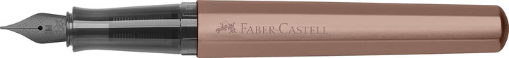 Faber-Castell 150580 - Füller Hexo, Federbreite M, bronze, 1 Stück Füller Hexo M Bronze, Füller Hexo