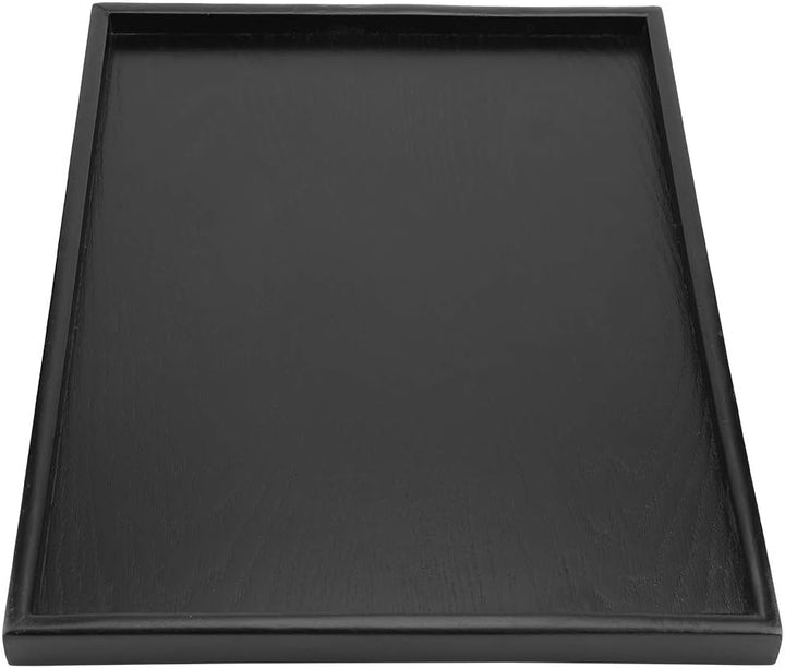 Raguso Serviertablett Black Classic Try Tea Try for Cafe Dishs Try (40 x 30 cm) 40 X 30 Cm., 40 X 30