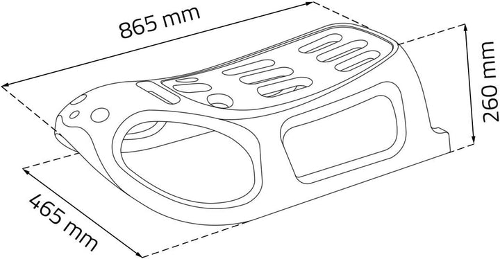 Prosper Plast isbseal-r985 86 x 46 x 25 cm Little Seal Schlitten