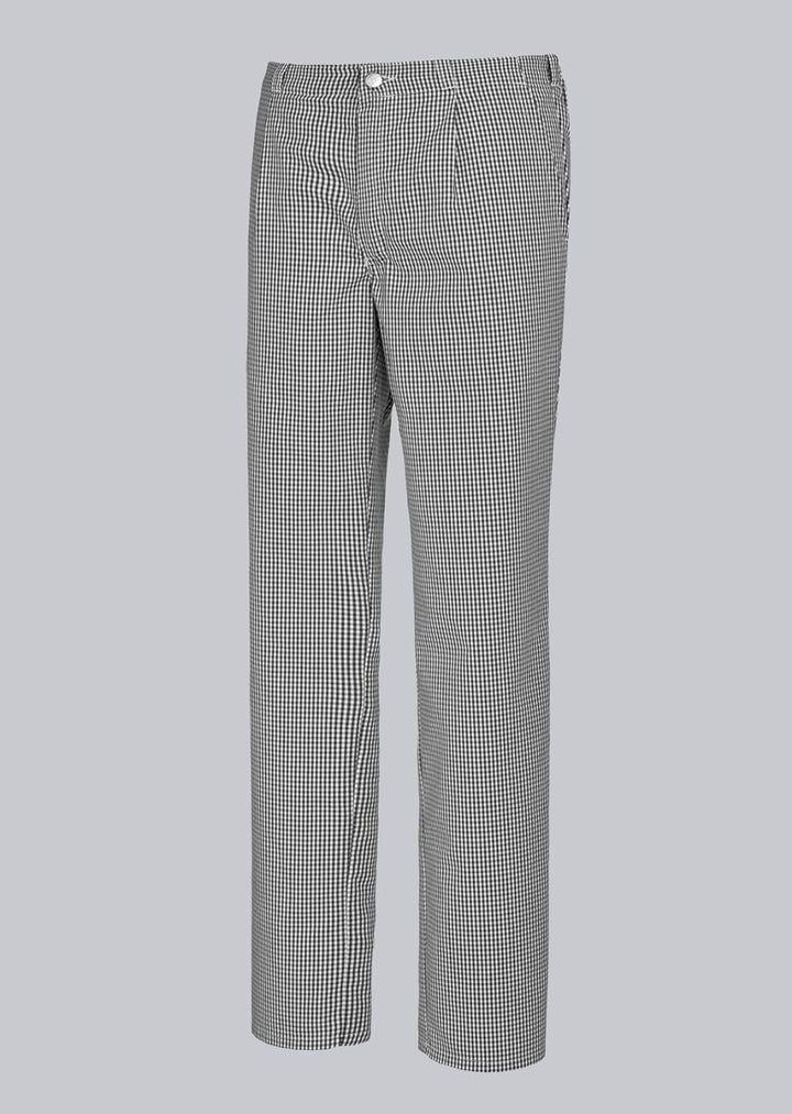 BP 1650-801-33-56 Koch-/Bäckerhose, mit Bundfalten und Taschen, 215,00 g/m² Stoffmischung, schwarz-w