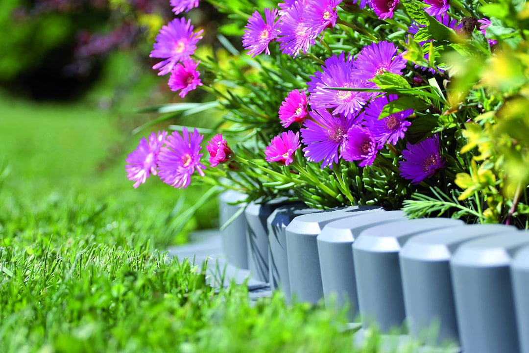KOTARBAU® Garten-Palisade 60mm x 4,05m Braun zum Abgrenzen von Rasen und Gehwegen, Braun